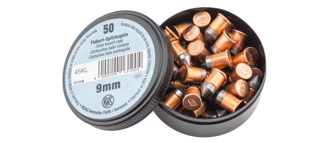 BOITE DE 50 CARTOUCHES RWS 9MM FLOBERT CONIQUE