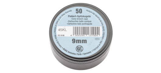 BOITE DE 50 CARTOUCHES RWS 9MM FLOBERT CONIQUE