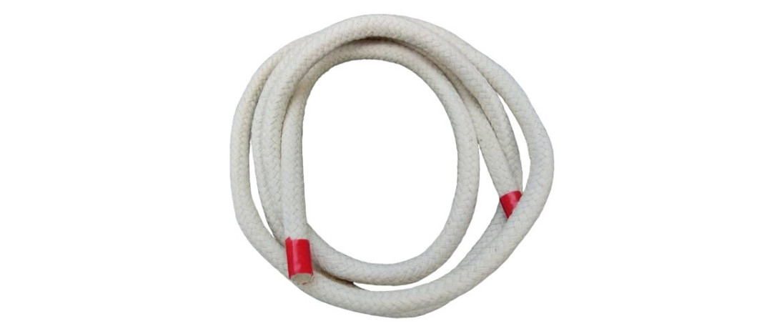 ROULEAU 1 MÉTRE DE MECHE A MOUSQUET Ø6mm NATUREL