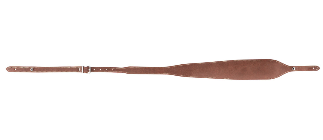 BRETELLE FUSIL CUIR PLEINE FLEUR COBRA AVEC TAMPON ANTI DÉRAPANT