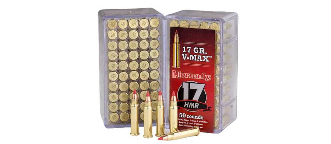 BOITE DE 50 CARTOUCHES HORNADY V-MAX CAL.17HMR 17GR