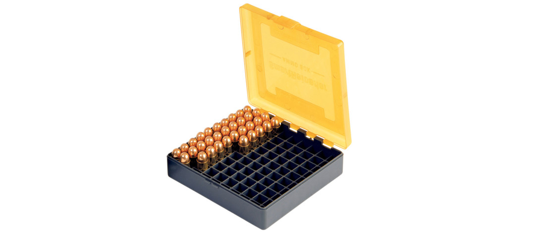 DESTO TIR - BOITE A MUNITIONS SMARTRELOADER N°2 POUR 100 CART. CALIBRE .44MAG / .44 SPECIAL / .41 MAG / .45 COLT