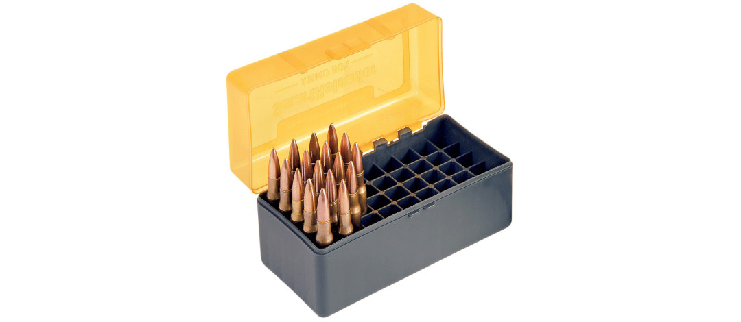 DESTO TIR - BOITE A MUNITIONS SMARTRELOADER N°4 POUR 50 CART. CALIBRE 7.62x39 / 22-250