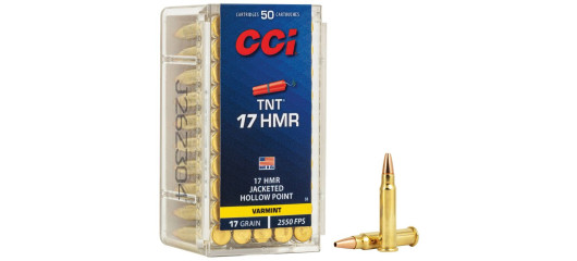 BOITE DE 50 CARTOUCHES CCI TNT CAL.17HMR 17GR