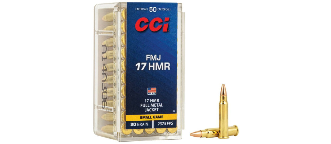 BOITE DE 50 CARTOUCHES CCI FMJ CAL.17HMR 20GR