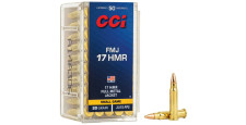 BOITE DE 50 CARTOUCHES CCI FMJ CAL.17HMR 20GR