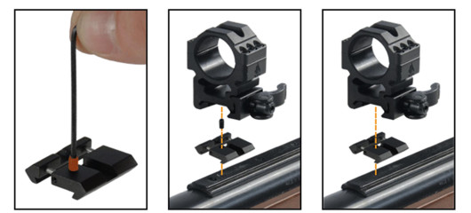 ADAPTATEUR CONVERTISSEUR RAILS 11MM EN 22MM